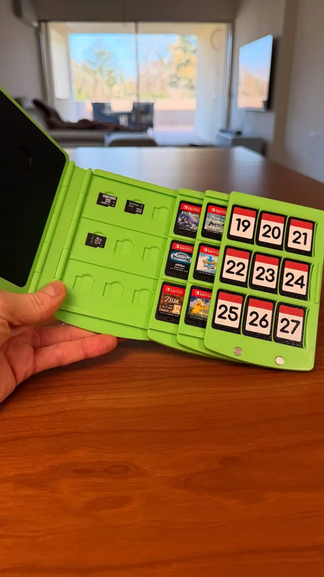 The Games Book open while the pages are flipped